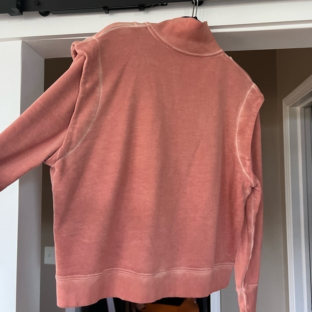 Veronica Beard Rose Quarter Zip Pullover Sweatshirt Size Large Like New - Picture 5 of 8